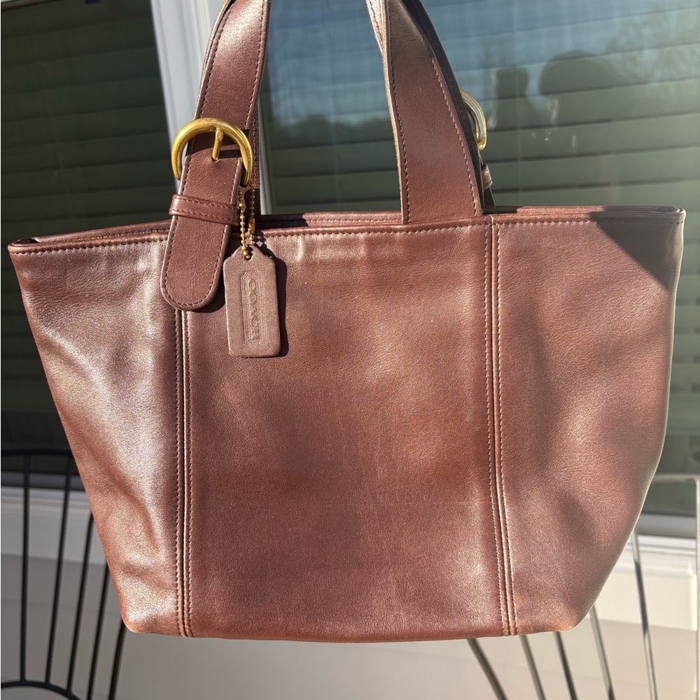 Vintage Coach Waverly Tote Bag